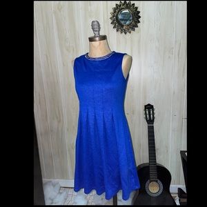 Blue Sleeveless Dress